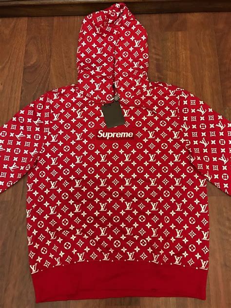 lv vs supreme|supreme and louis vuitton hoodie.